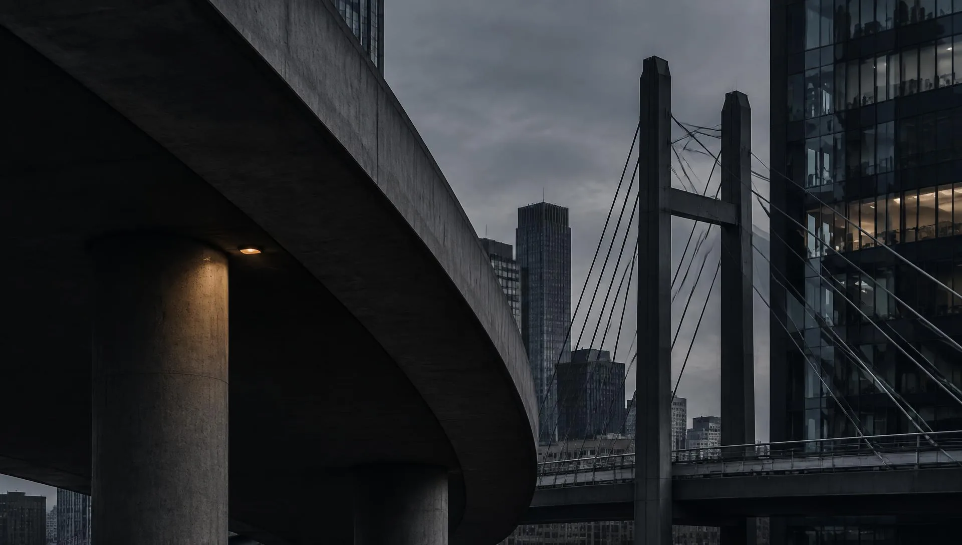 Modern technical architecture in Johannesburg